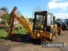 1982 JOHN DEERE 410 diesel BACK HOE DIGGER LOADER Reg No. NVP 781X Serial No. 418197 Fitted with front loader, 4in1 bucket, back actor and buckets - 4