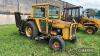 1981 MASSEY FERGUSON 20D diesel TRACTOR Reg No. AFY 510X Serial No. MGP850365 Fitted with Ransomes Hydraulic Power 5/7 Gang Mower