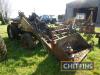 BRAY diesel LOADING SHOVEL Fitted with a Fordson engine and bucket (sold in situ)