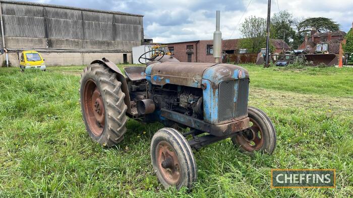 FORDSON Power Major diesel TRACTOR Engine No. 08E19132 Fitted with side belt pulley. Supplied by William H King, Kings Lynn, Norfolk