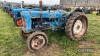 FORDSON Power Major diesel TRACTOR Engine no. 1500162 Fitted with a side belt pulley - 3