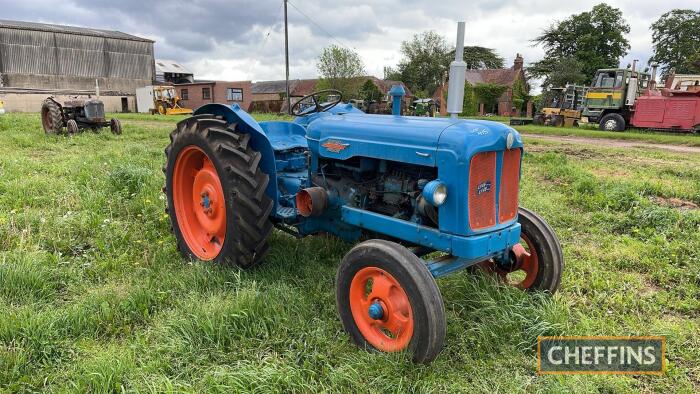 FORDSON Power Major diesel TRACTOR Engine No. 1538414 Fitted with a side belt pulley