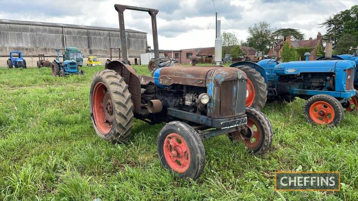 FORDSON Diesel Major diesel TRACTOR Reg No. LUJ 860 (expired) Serial No. 1323960 Fitted with side belt pulley and roll bar