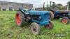 FORDSON Major diesel TRACTOR Engine No. 339E13102 Fitted with a side belt pulley