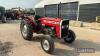 1980 Massey Ferguson 240 Multi-Power 3cyl. Diesel Tractor fitted with power assisted steering Reg. No. SFW 937W Ser. No. FG504609