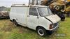 BEDFORD CF electric VAN Reg No. A821 ENN 1 of 6 made in the 1960s Sold in situ