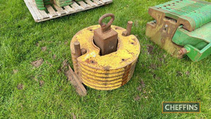 6no. John Deere 40series rear wheel weights