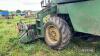 1972 JOHN DEERE 630 diesel COMBINE HARVESTER Reg No. EAF 69K Serial No. 608567Z Fitted with 12ft cut header - 9