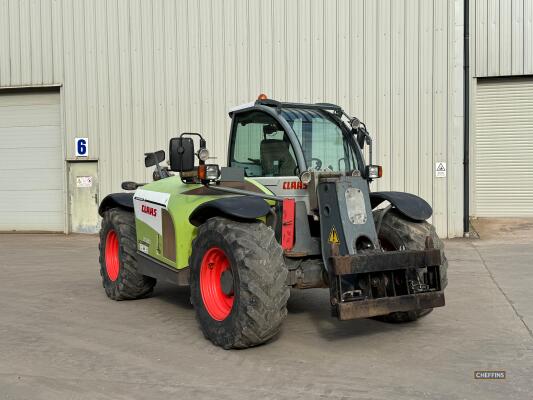 2011 CLAAS 7030 Scorpion 40kph 4wd 4ws TELESCOPIC LOADER Fitted with puh, aircon, pin and cone headstock, on 460/70R42 wheels and tyres Reg No. WA11 LCV Serial No. 401030594 Hours: 7,050 FDR: 01/07/2011