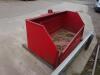 Linkage mounted transport box