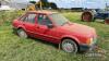 1986 Ford Escort L diesel 5speed manual CAR Reg. No. D375 YFL Serial No. SFAAXXBBAAGR54275 Mileage: 47,341