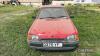 1986 Ford Escort L diesel 5speed manual CAR Reg. No. D375 YFL Serial No. SFAAXXBBAAGR54275 Mileage: 47,341 - 2