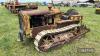 CATERPILLAR Twenty Two petrol CRAWLER TRACTOR Serial No. 1J3876W Fitted with a rear cultivator bar. Ex Robert Wilson Collection - 3