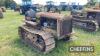 CATERPILLAR Twenty Two petrol CRAWLER TRACTOR Serial No. 1J2928SP Ex Robert Wilson Collection