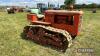 FOWLER FD3 diesel CRAWLER TRACTOR Serial No. 4500663 Fitted with front blade