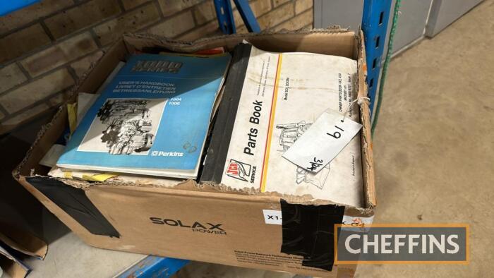 Box of Machine Manuals