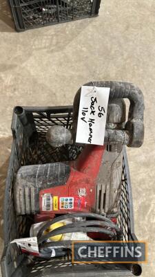 Jack Hammer 110v UNRESERVED LOT