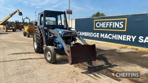 Ford 4600 2wd Tractor c/w Lambourne cab, loader, power steering, vendor to supply registration documents Reg. No. EMA 335S