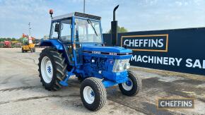 Ford 6610 Tractor Irish Registration documents in office fitted with column change gears and AP cab Reg. No. 91-RN-2059 Ser. No. BSB8538421