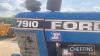 Ford 7910 4wd Super Q Tractor Ser. No. BA71624 - 8