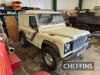 1989 LAND ROVER 90 4cylinder 2495cc petrol 4X4 Reg No. F188 GRH Serial No. SALLDVAD7FA372094 Miles: 48,669 showing MOT: 16/05/25 An uncommon petrol 'pre-Defender'. This short wheelbase Land Rover is fitted with later alloy wheels, rear bench seat and - 16