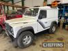 1989 LAND ROVER 90 4cylinder 2495cc petrol 4X4 Reg No. F188 GRH Serial No. SALLDVAD7FA372094 Miles: 48,669 showing MOT: 16/05/25 An uncommon petrol 'pre-Defender'. This short wheelbase Land Rover is fitted with later alloy wheels, rear bench seat and - 18