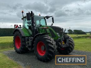 2023 FENDT 724 Vario Profi+ 50Kph 4wd TRACTOR. Fitted with front linkage and PTO, front and cab suspension, hydraulic toplink, Trimble RTK reciever. On Trelleborg TM800 710/70R38 rear and Trelleborg TM800 600/65R28 front wheels and tyres. On farm from new