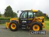 2023 JCB 560-80 AgriXtra DualTech VT 4wd 4fws TELESCOPIC LOADER. Fitted with Qft headstock and pallet tines, rear pickup hitch and 1no. spool service. On Michelin Bibload 480/80R26 rear Michelin Bibload 480/80R26 front wheels and tyres. On farm from new. - 4