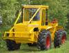 1991 JEWELTRAC Logtrac 4wd TRACTOR Reg. No. H628 VYA Serial No. 050690 Fitted with a front log blade and a Perkins AT4.236 diesel engine, this tractor was originally sold to Pierce Miller of Dalrymble, near Ayr, Scotland during 1991. The tractor would rem