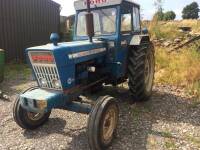 1975 FORD 5000 4cylinder diesel TRACTOR Reg. No. HAD 815N Serial No. 940661 Fitted with Dual Power, factory fitted PAS, CAV rotary pump, PUH, single Ford spool valve, 7A Ford cab and glass on 12-38 rear wheels and tyres. Stated to be a very straight and o