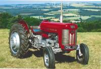 1959 MASSEY FERGUSON 65 MK.1 4cylinder diesel TRACTOR Reg. No. ONL 848 Serial No. SNY507487 Sitting on 11x32 rear and 6.00x16 front wheels and tyres. The vendor reports this 65 has had a complete engine overhaul, new hydraulic pump and has recently been p