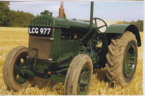 1941 FORDSON Model N 4cylinder petrol/paraffin TRACTOR Reg. No. LCG 977 First registered in 1953 and described as being in good condition all round and standing on 6x19 front and 11.25x24 rear tyres. Offered for sale with V5C and old V5