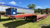 2007 Tirsan tri-axle semi low loader fitted with double hip ramps, outriggers and winch Ex-Internal Drainage Board - 3