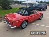 1968 MG C Roadster 6cylinder 2912cc petrol CAR Reg. No. WJD 660G Chassis No. GCN11276G Miles: 1,120 shown MOT: Exempt (Last expired 13th June 2019) This stunning example of the MGC Roadster is presented in red over biscuit leather interior with black - 11