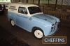 1960 AUSTIN A35 948cc 4cylinder petrol VAN Reg. No. EEL 248T (previously RIL 26) Chassis No. V99025 Superbly finished and formerly seen at Goodwood Revival with a Jaguar E-Type racing team, finished in Dowson Engineering livery Starting and running and - 6