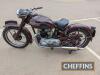 1949 TRIUMPH 5T Speed Twin 500cc MOTORCYCLE Reg. No. 374 YUT Frame No. Not visible (TF30266 on V5C) Engine No. 5T9109006 Miles: 43 showing MOT: Exempt Restored by the vendor's late husband and seems to have had very little use since. Still presenting - 5