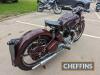 1949 TRIUMPH 5T Speed Twin 500cc MOTORCYCLE Reg. No. 374 YUT Frame No. Not visible (TF30266 on V5C) Engine No. 5T9109006 Miles: 43 showing MOT: Exempt Restored by the vendor's late husband and seems to have had very little use since. Still presenting - 8