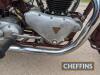 1949 TRIUMPH 5T Speed Twin 500cc MOTORCYCLE Reg. No. 374 YUT Frame No. Not visible (TF30266 on V5C) Engine No. 5T9109006 Miles: 43 showing MOT: Exempt Restored by the vendor's late husband and seems to have had very little use since. Still presenting - 12