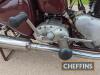 1949 TRIUMPH 5T Speed Twin 500cc MOTORCYCLE Reg. No. 374 YUT Frame No. Not visible (TF30266 on V5C) Engine No. 5T9109006 Miles: 43 showing MOT: Exempt Restored by the vendor's late husband and seems to have had very little use since. Still presenting - 13