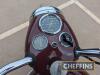 1949 TRIUMPH 5T Speed Twin 500cc MOTORCYCLE Reg. No. 374 YUT Frame No. Not visible (TF30266 on V5C) Engine No. 5T9109006 Miles: 43 showing MOT: Exempt Restored by the vendor's late husband and seems to have had very little use since. Still presenting - 31