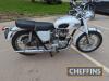 1965 TRIUMPH 6T Thunderbird MKIII 650cc MOTORCYCLE Reg. No. CYM 688C Frame No. DU17791 Engine No. 6TDU9058W Miles: 1,696 showing MOT: Exempt An Ex-police example with unit construction engine/gearbox, retrofitted with electronic ignition. The 6T had bee - 9