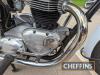 1965 TRIUMPH 6T Thunderbird MKIII 650cc MOTORCYCLE Reg. No. CYM 688C Frame No. DU17791 Engine No. 6TDU9058W Miles: 1,696 showing MOT: Exempt An Ex-police example with unit construction engine/gearbox, retrofitted with electronic ignition. The 6T had bee - 12