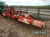 2009 Maschio Erpirce Aquila 6000 mounted hydraulic folding power harrow with wheel eradicator tines and packer roller, 6m. Serial No. 0998T0332 - 3