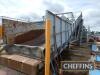 Haith grading line system 2400/8ft consisting of, 2013 Circa 20 tonne unloading hopper with rotary crop feed rota Serial No 20296-001, flat belt presentation belt to pintle web trash removal elevator with waste chute, 2019 8 roller evolution separator wit - 4