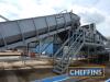 Haith grading line system 2400/8ft consisting of, 2013 Circa 20 tonne unloading hopper with rotary crop feed rota Serial No 20296-001, flat belt presentation belt to pintle web trash removal elevator with waste chute, 2019 8 roller evolution separator wit - 6