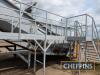 Haith grading line system 2400/8ft consisting of, 2013 Circa 20 tonne unloading hopper with rotary crop feed rota Serial No 20296-001, flat belt presentation belt to pintle web trash removal elevator with waste chute, 2019 8 roller evolution separator wit - 27