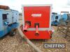 2018 Grimme GCEP125W trailed single axle acoustic irrigation pump with a 4cyl diesel engine and Caprari MEC-HG80-4/3A pump Serial No. 00247 Hours: 2,723 - 4