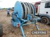 2010 Jones 1000M/5inch mounted 5section lay flat hose reel fitted with c.897m layflat hose with Bauer Male and female connectors. Serial No. JELHR030 - 4