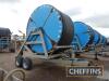 2012 Jones 110/550 tandem axle irrigation reel with rain gun Serial No. JEHR1239T