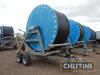 2011 Jones 110/550 tandem axle irrigation reel with rain gun Serial No. JEHR1221T